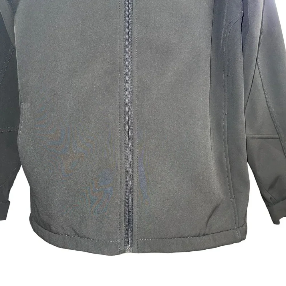 NFL Team Apparel San Francisco 49ers Jacket Boys M 10 12 Gray Embroidered Lined - Picture 3 of 10